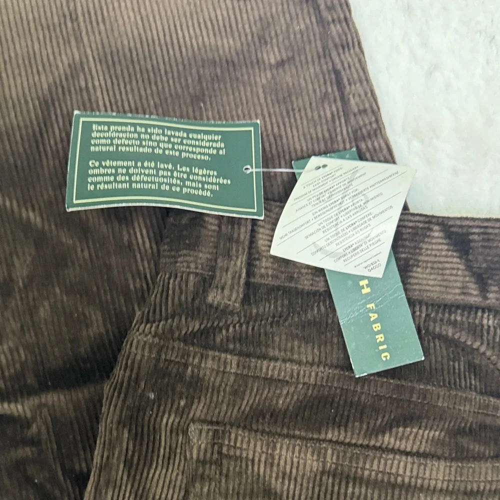 NWT Ralph Lauren Dark Brown Corduroy Pants 16 - Picture 11 of 13